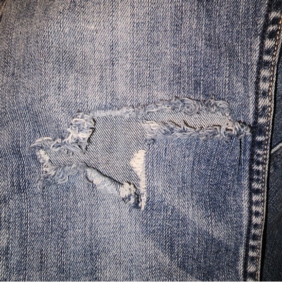 ALL SAINTS Ashby Low Rise Skinny Fit Distressed Jeans Size W27 - Picture 6 of 12